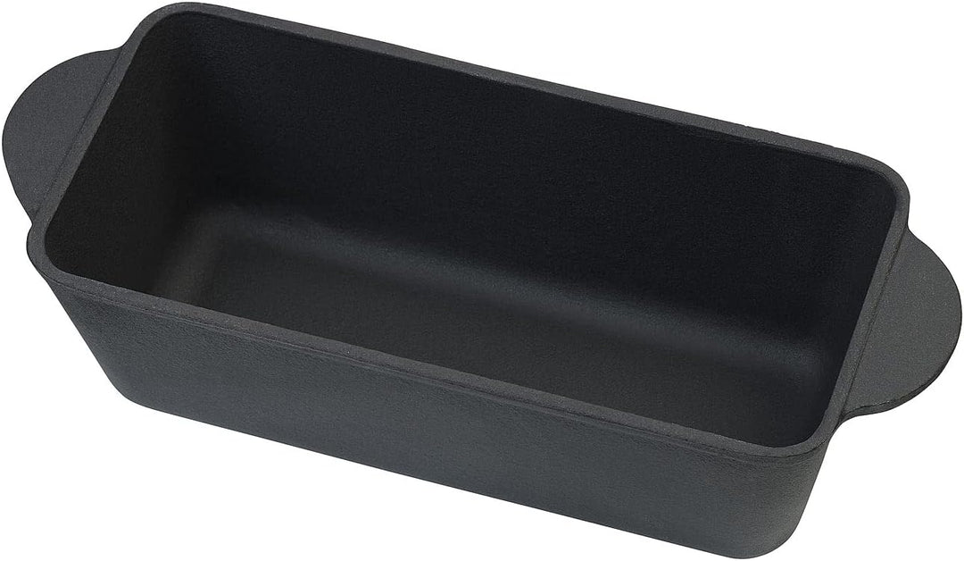 Rosenstein &amp; Söhne Brotbackform: 2er-Set Gusseisen-Kastenformen mit Deckel, 25 x 12 x 9 cm, 2er-Set