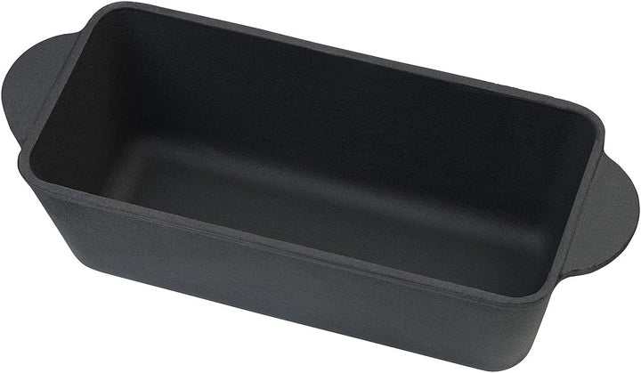 Rosenstein &amp; Söhne Brotbackform: 2er-Set Gusseisen-Kastenformen mit Deckel, 25 x 12 x 9 cm, 2er-Set