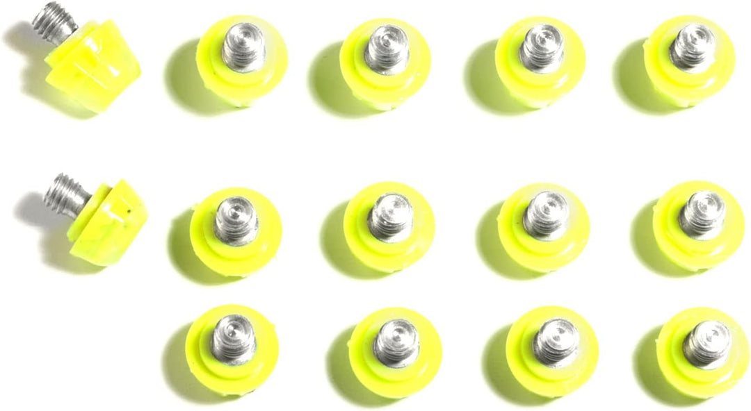 STUDIAMONDS Gummistollen für Fussballschuhe - 14 Fussballstollen Standardgewinde-TPU Studs Fluoreszi