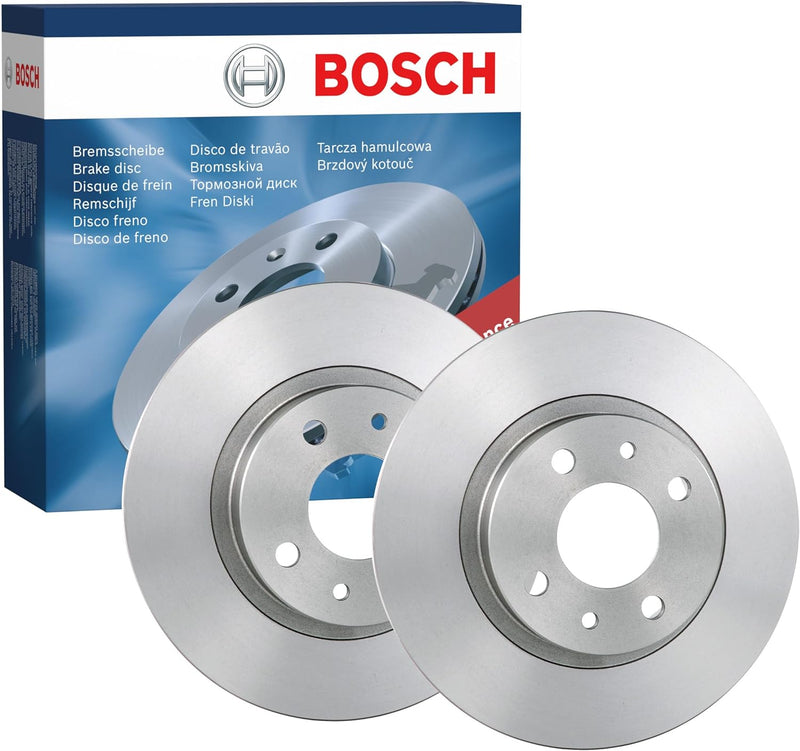 Bosch BD283 Bremsscheiben - Vorderachse - ECE-R90 Zertifizierung - zwei Bremsscheiben pro Set