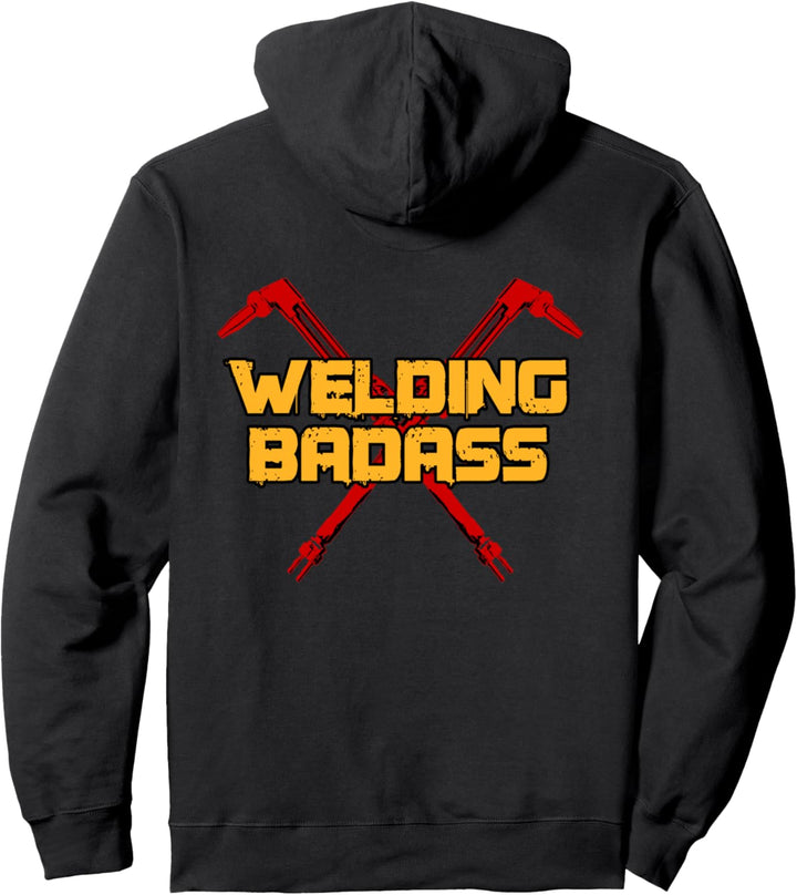 Welder Gifts Welding Design On Back Of Clothing Pullover Hoodie