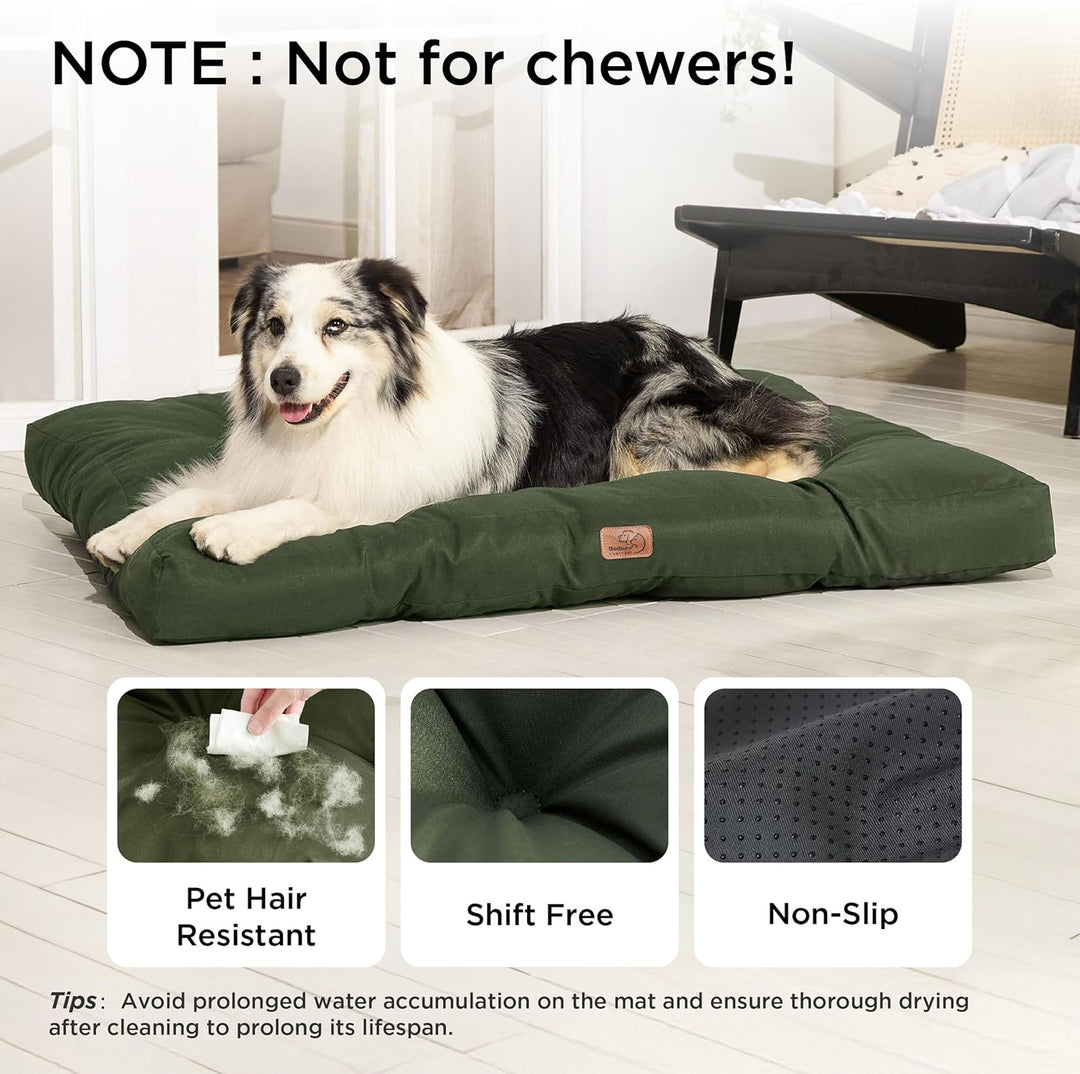 BEDSURE Hundekissen Grosse Hunde waschbar - 111x89cm hundematratze XXL für grosse, mittelgrosse Hund