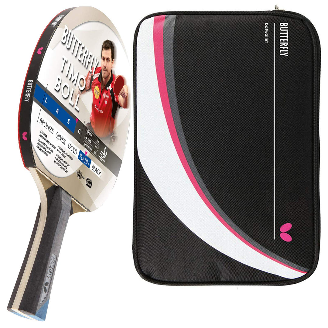 Butterfly® Timo Boll Platin Tischtennisschläger | Tischtennis Racket Bat TT Profi Wettkampfschläger