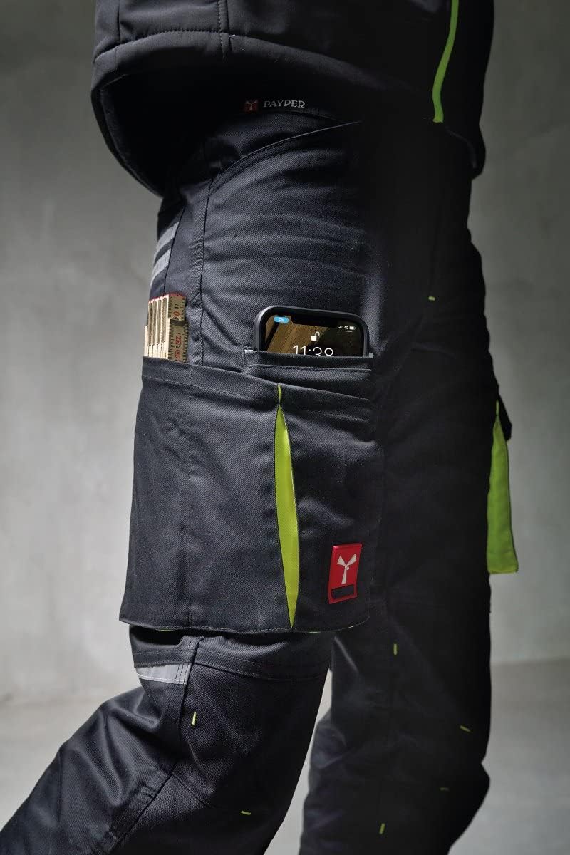 PAYPER NEXT400 Arbeitshose multifunktionale Stretch-Unisex-Hose Twill mit 30% Baumwolle und 20% inno