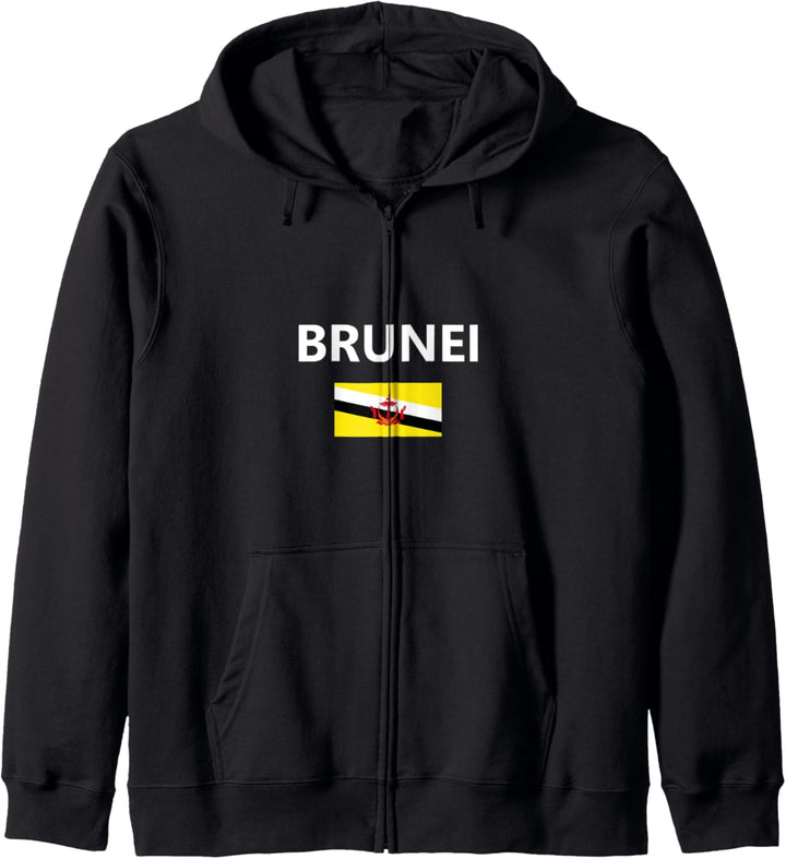 Brunei Flag Country Kapuzenjacke