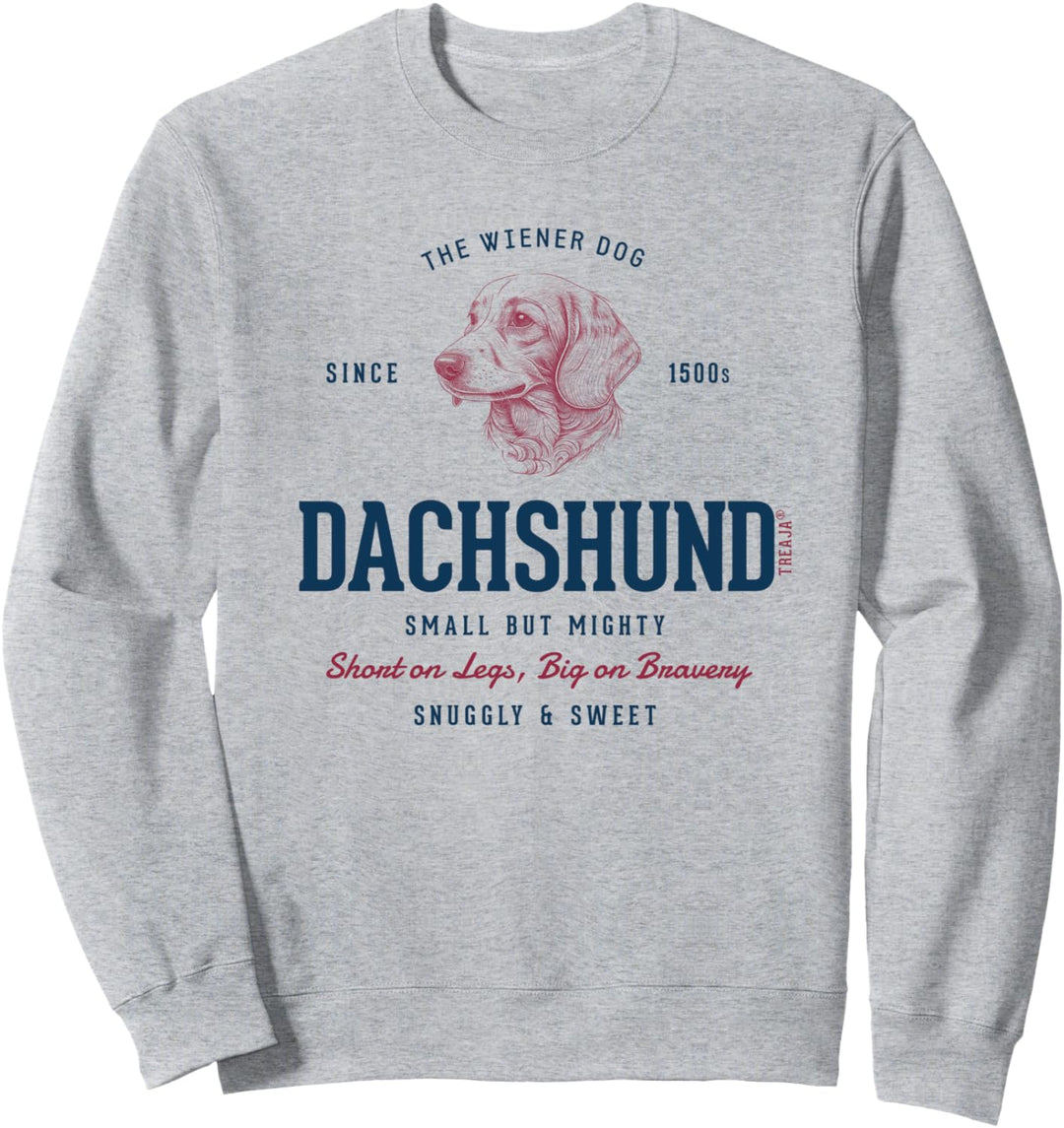 Retro-Stil Vintage Dackel Sweatshirt
