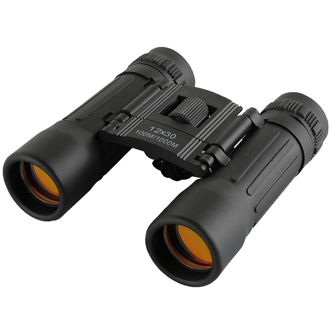 FLYAMAPIRIT Mini Fernglas Teleskop Faltbares 12X30 HD Fernglas mit Tragegurt und Tragetasche für Vog