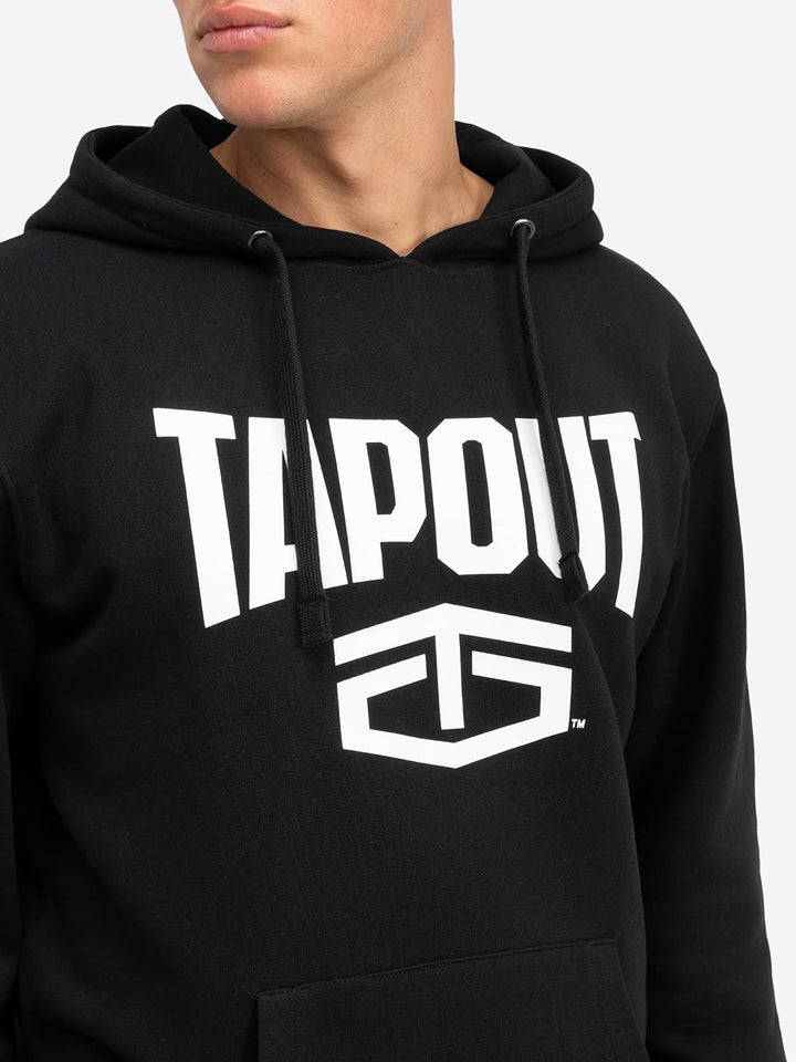 Tapout Herren Active Basic Hoodie Kapuzenpullover S Black/White, S Black/White