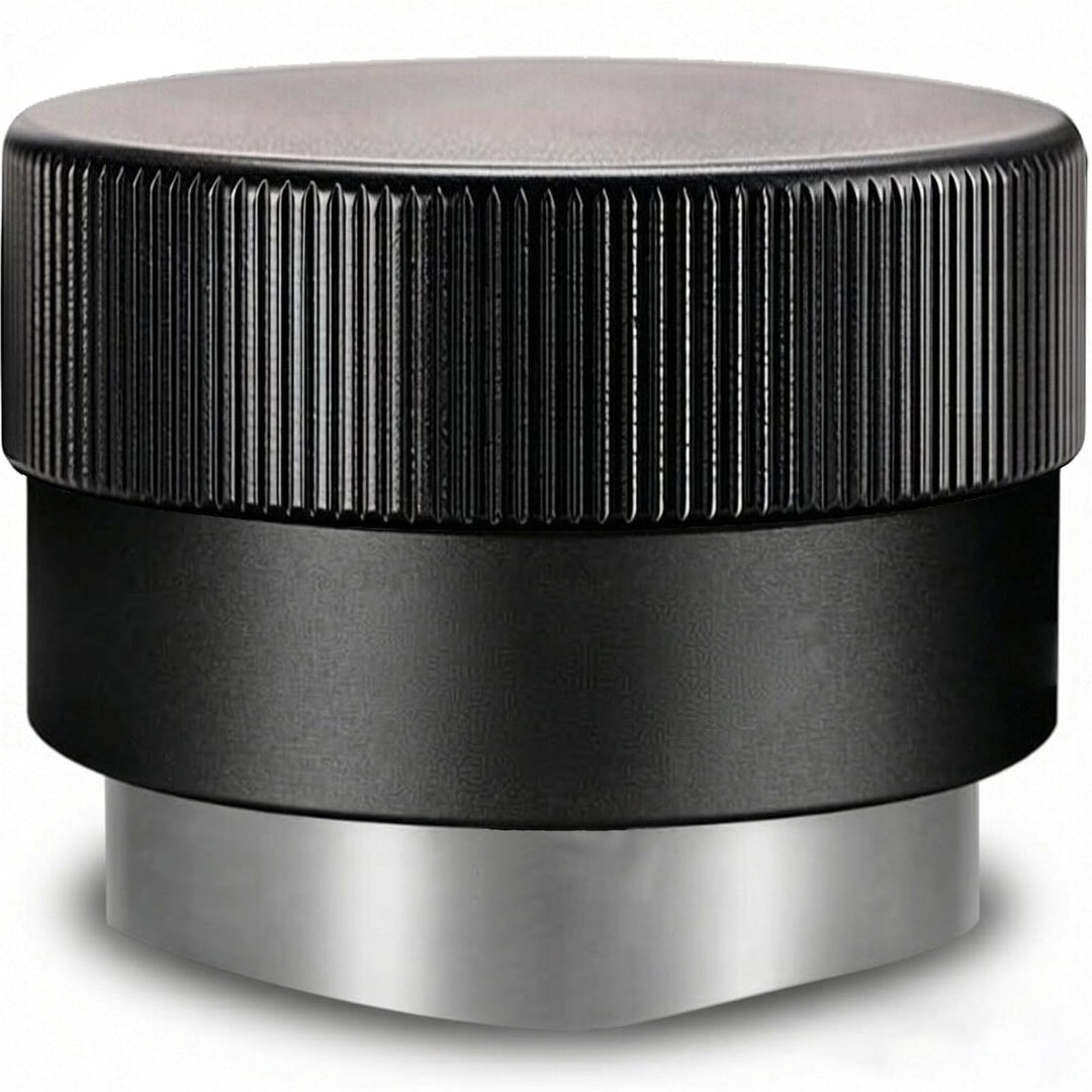 Kaffeetamper 58mm aus Edelstahl – Höhenverstellbarer Espresso Tamper & Leveler – Schwerkraft Kaffeev