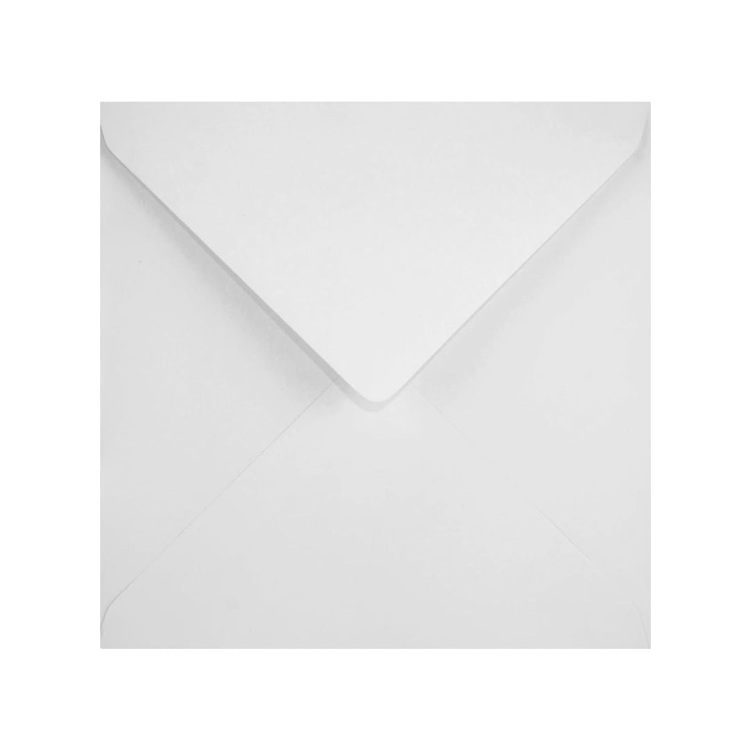 Netuno 500 Briefumschläge Weiss quadratisch 14 x 14 cm 100g quadratische Papier-Umschläge nasskleben