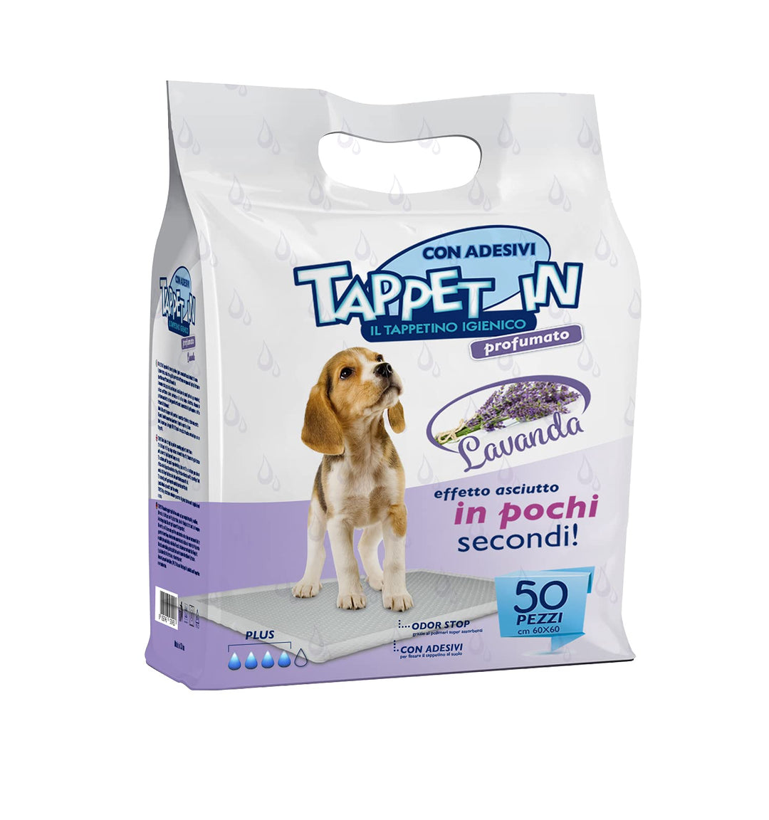 DIGMA Tappet in – Hygienematten Super saugfähig mit Kleber – Grösse 60 x 60 cm – Packung mit 50 Stüc