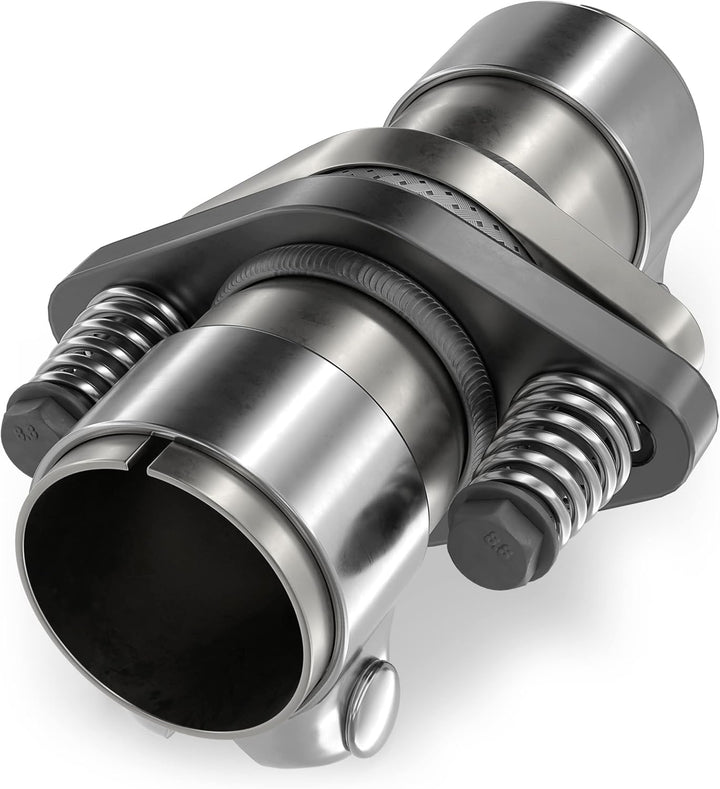 Universal Reparatur Flanschset Ø45 50 55 60 65 mm Auspuff Flansch, Rohrverbinder 2Loch (Ø 50 mm) ink