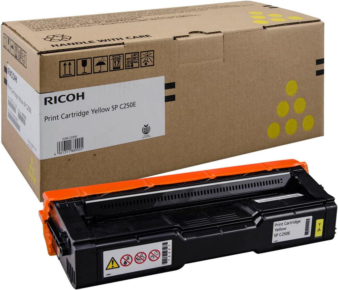 RICOH SPC250E Toner gelb Standardkapazität, u.a. fuer SP C250DN, SP C250SF