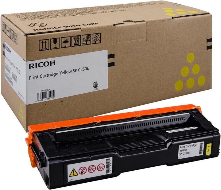 RICOH SPC250E Toner gelb Standardkapazität, u.a. fuer SP C250DN, SP C250SF