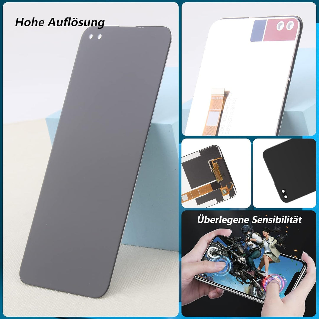 RongZy Kompatibel mit Oppo Reno 4Z 5G CPH2065 Ersatz Bildschirm LCD Display und Touchscreen-Digitize