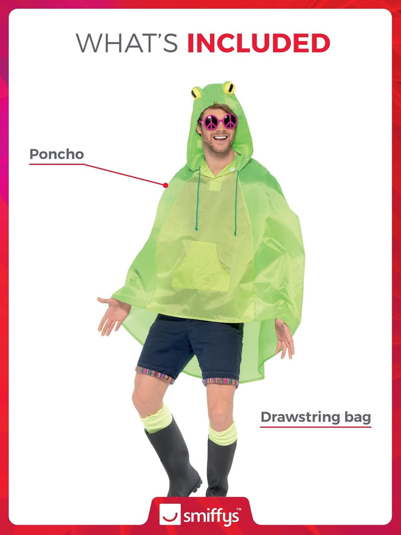 Frog Party Poncho