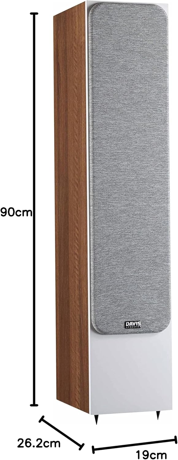 Davis Acoustics Ariane 5 Walnuss (Walnut) – Spalte 3 Wege / 3 Lautsprecher – 1 Stück