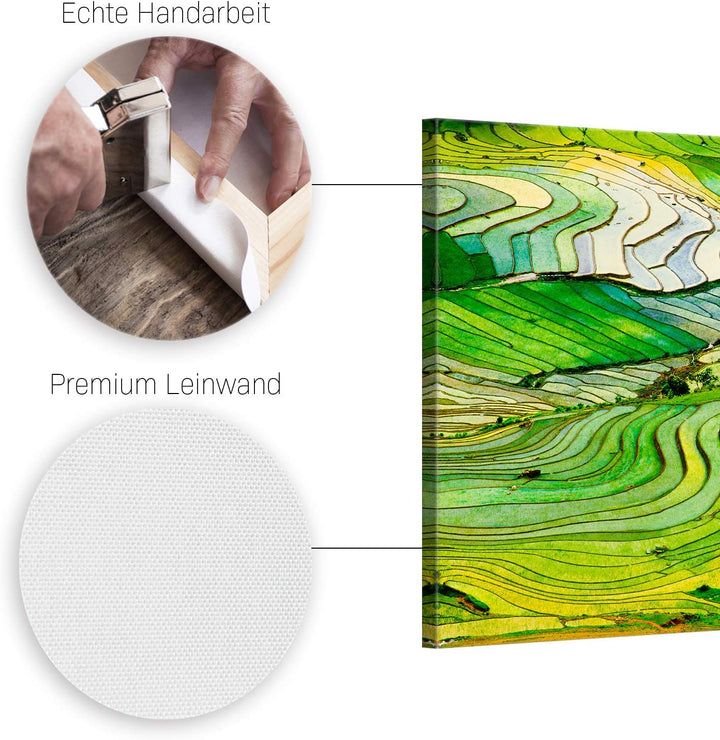 ge Bildet Bild auf Leinwand | Landschaftsbilder - Reisfelder in der Provinz Lao Cai - Vietnam K in 7