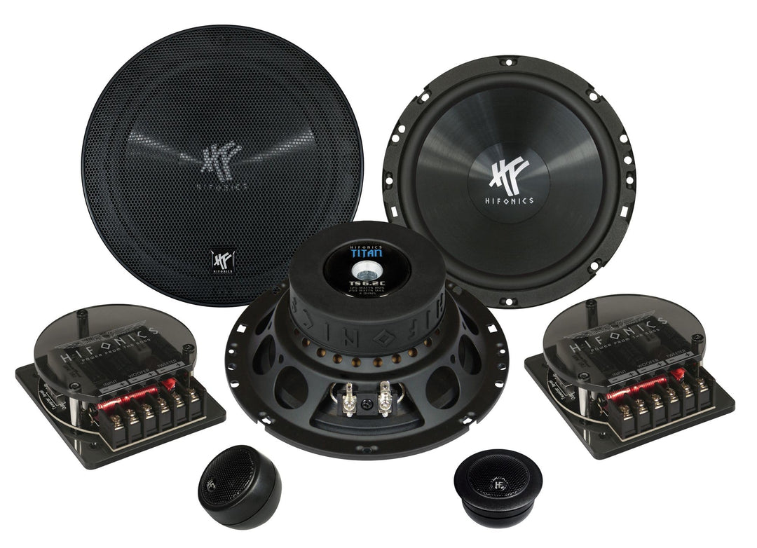Hifonics TS6.2C Enceinte de Voiture 2-Voies 250 W - Enceintes de Voiture (2-Voies, 250 W, 125 W, 4 O