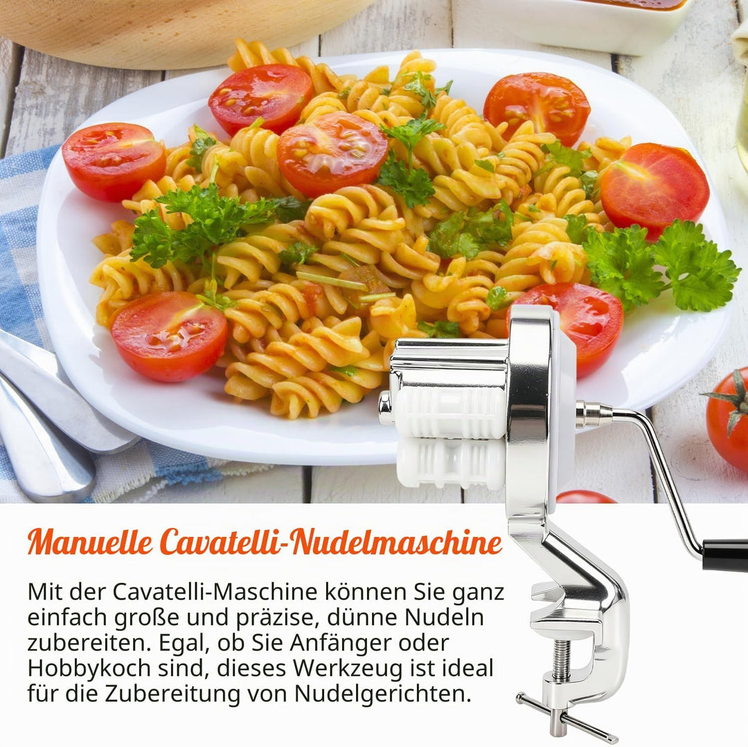 Cavatelli Maker Maschine, Aluminiumlegierung Manuelle Pasta Maschine Nudelmaschine Hand Gnocchi Nude