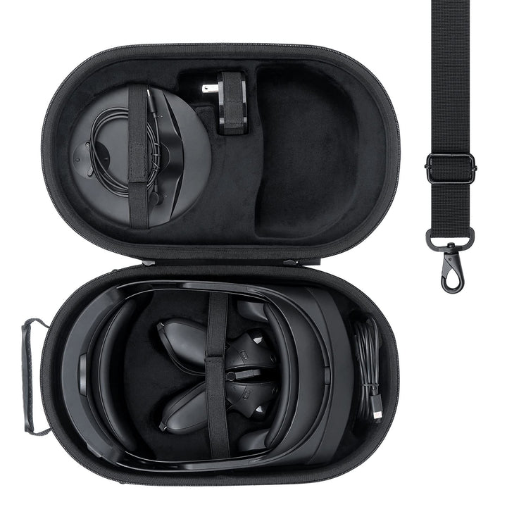 co2CREA Hart Reise Schutz Hülle Etui Tasche für Meta Quest Pro/Meta Quest 3 All-in-one VR Gaming Hea