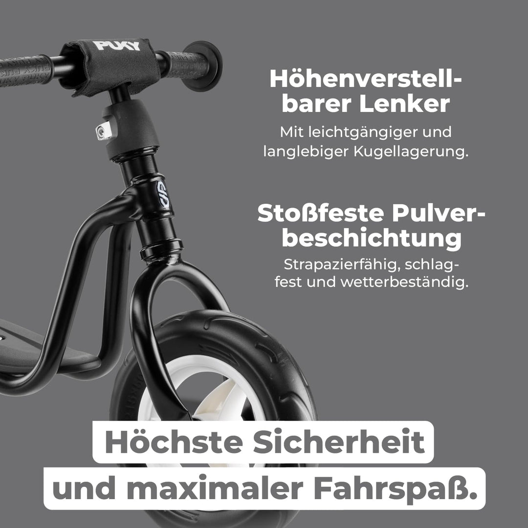 PUKY LR M | Laufrad ab 2 Jahre | sicheres, stylisches Laufrad | Lenker &amp; Sattel höhenverstellbar | m