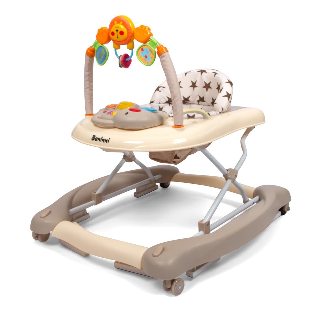 Baninni Maya Lauflernhilfe für Babys, 5-in-1, Mädchen, Jungen, mitwachsend, mit Musik und Licht – le