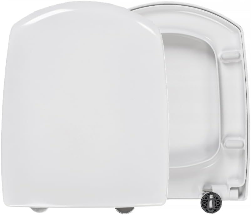 Ramm Toilettensitz kompatibel mit Cersanit Carina, WC Sitz aus antibakteriellem Duroplast, Toiletten