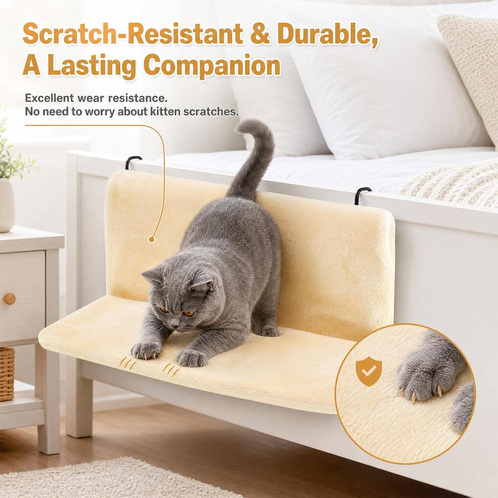 DASIAUTOEM Cat Bed for Heaters,Heizungsliege Katze,für alle Cat(Beige), Beige