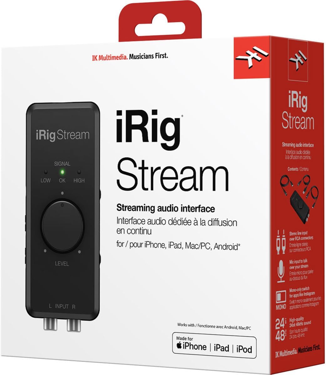 IK Multimedia iRig Stream Stream Single, Stream Single