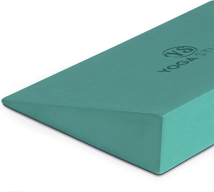 Yoga Studio EVA-Yoga-Keilblöcke, 2 Stück, Schrägbrett, Wadendehner, leichter EVA-Schaum, Mini-Halbke
