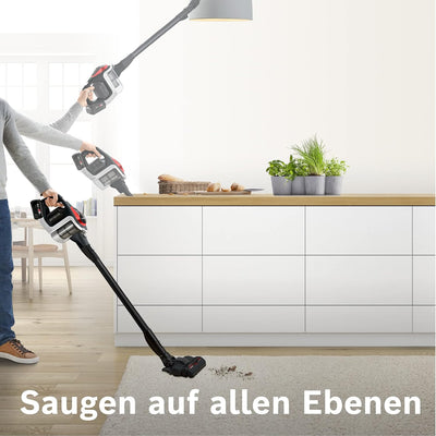 Bosch Akku-Staubsauger Unlimited ProPower Serie 8 BSS81POW1, kabelloser Handstaubsauger, beutellos,