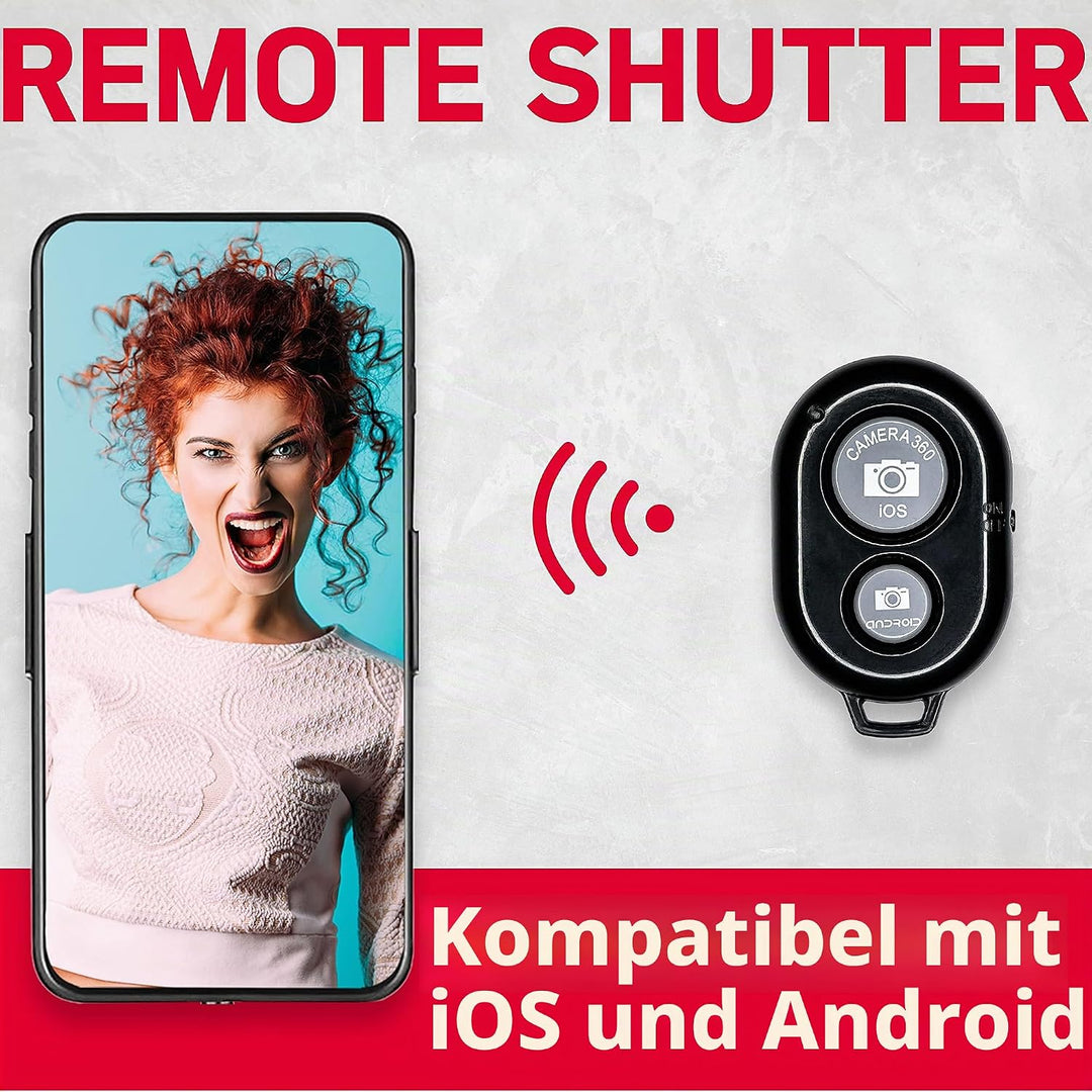 AgfaPhoto Ringlicht Realiview ARL11-11-Zoll-LED Ring Licht mit Stativ - Das perfekte Ring Light für