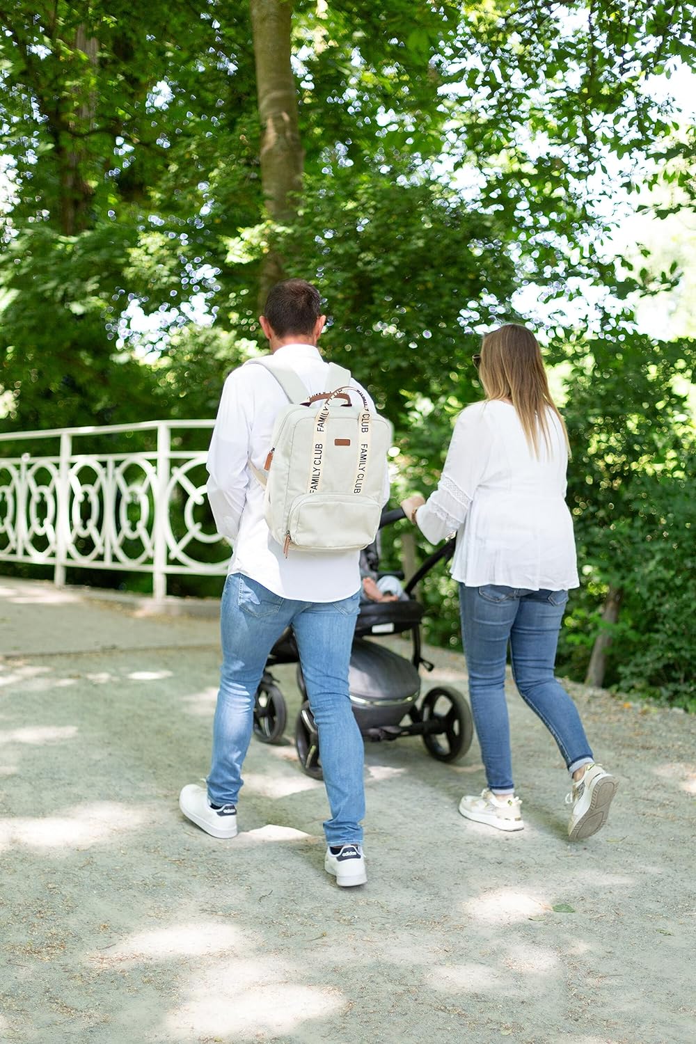 CHILDHOME, Wickelrucksack Family Bag Club, Grosses Fassungsvermögen, Multifunktional, Wickelunterlag