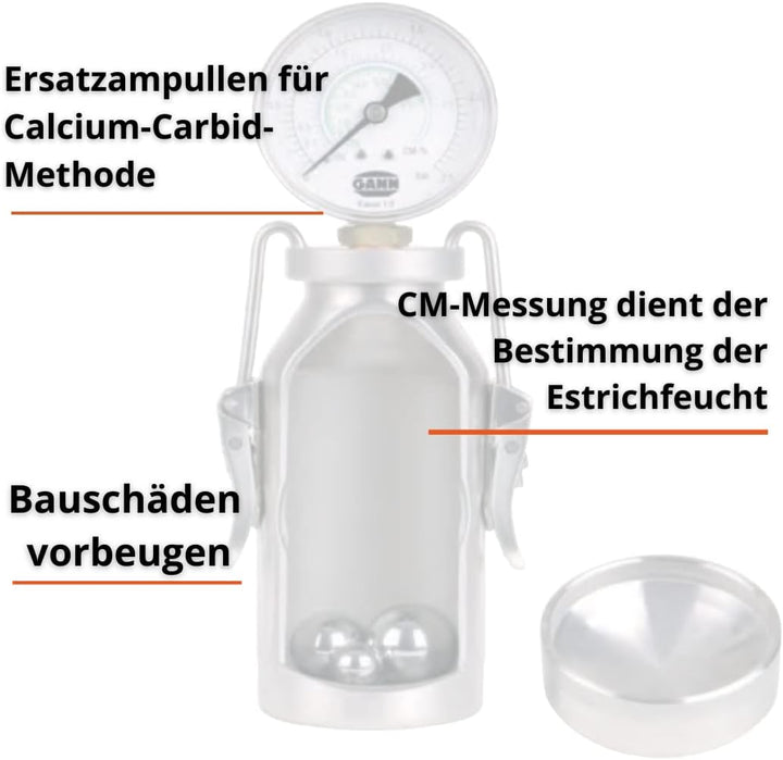 20 Stk Calcium-Carbid Ampullen CA 7 - CM Ampullen für CM Messgeräte