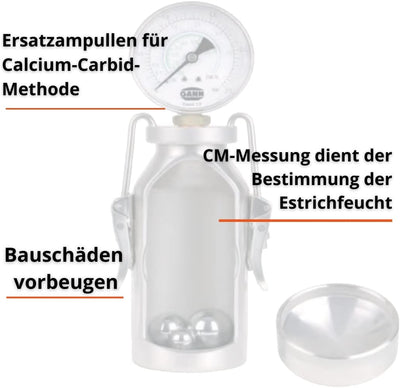 20 Stk Calcium-Carbid Ampullen CA 7 - CM Ampullen für CM Messgeräte