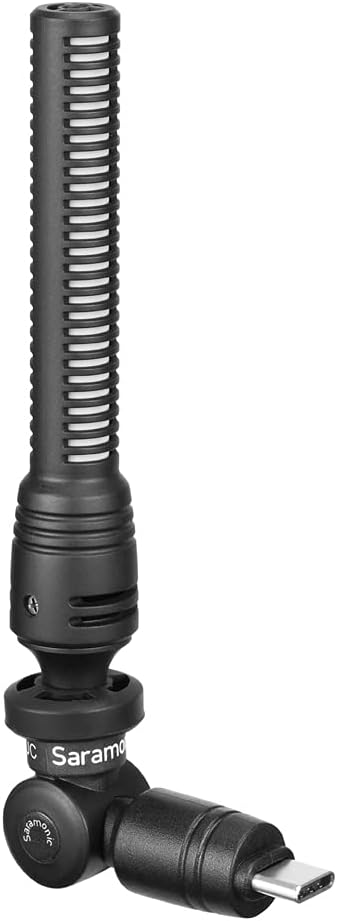Saramonic Unidirektionales Mikro-Shotgun Mikrofon mit USB-C Ausgang für Android Smartphones oder Tab