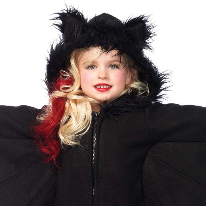 Leg Avenue C49100 - Cozy Bat Kinderkostüme, Schwarz, Grösse Small (4 - 6 Jahre), Small (4 - 6 Jahre)