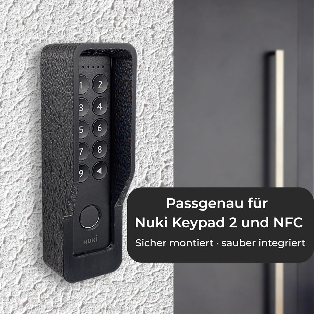 Generisch Wandhalterung kompatibel mit Nuki Keypad 2 – Diebstahlschutz-Abdeckung mit Torx-Sicherheit
