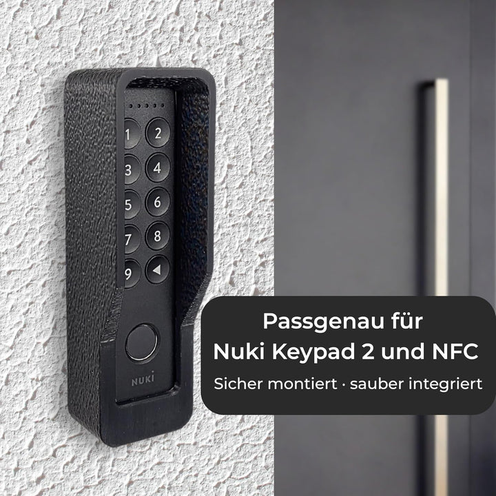 Generisch Wandhalterung kompatibel mit Nuki Keypad 2 – Diebstahlschutz-Abdeckung mit Torx-Sicherheit