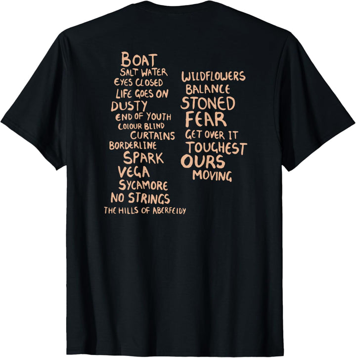 Ed Sheeran Subtract Tracklist T-Shirt