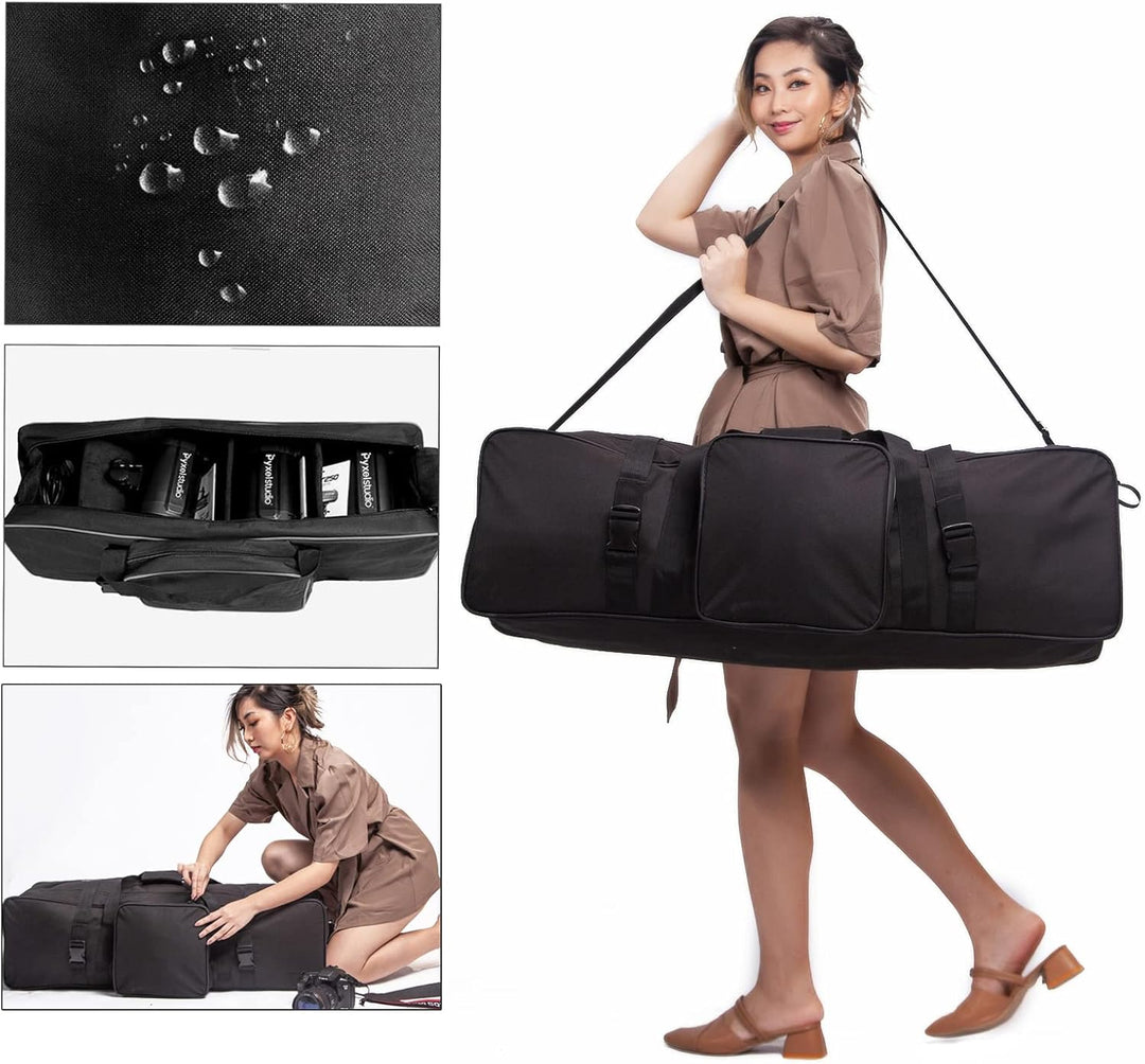 Stativtasche Foto Video Studio 90x27x24cm Kit Grosse Trage Reisverschluss Tasche für Lichtstative, S
