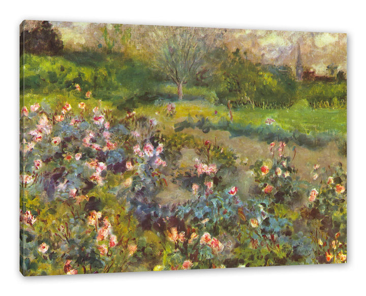 Pierre-Auguste Renoir - Rosenhain als Leinwandbild / Grösse: 120x80 cm / Wandbild / Kunstdruck / fer