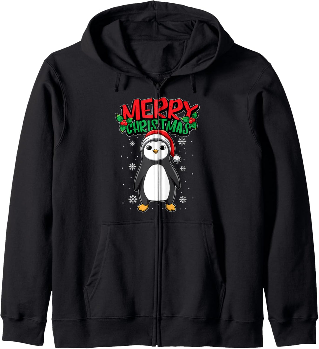 Weihnachtspinguin - Weihnachtstiere Kapuzenjacke