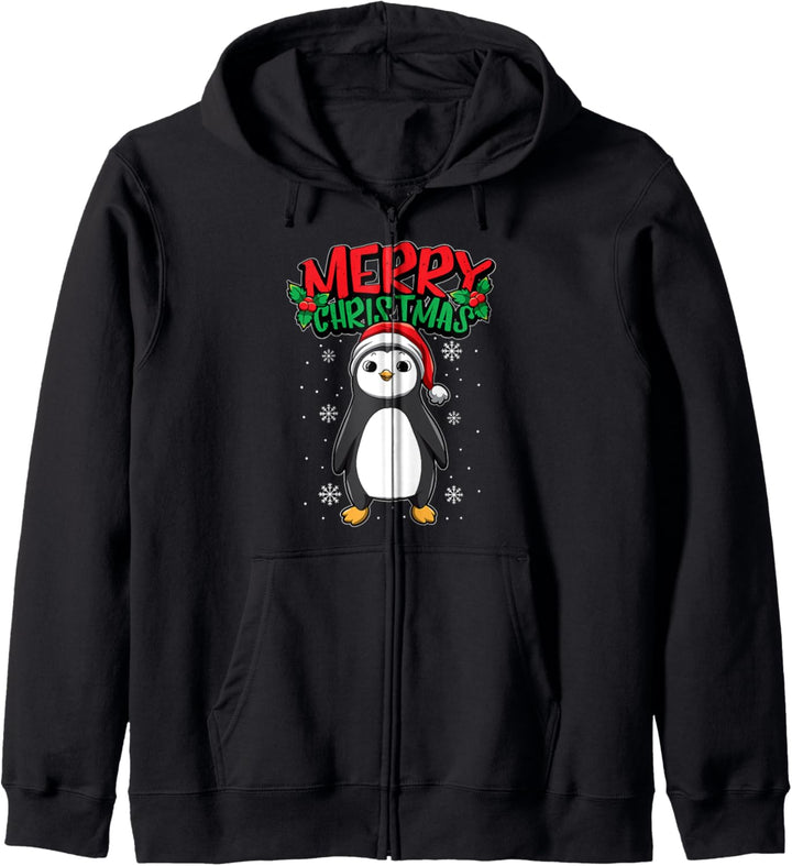 Weihnachtspinguin - Weihnachtstiere Kapuzenjacke