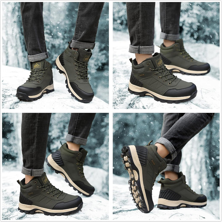ARRIGO BELLO Winterschuhe Herren Winterstiefel Wanderstiefel Trekking Stiefel Gefüttert Warm Rutschf