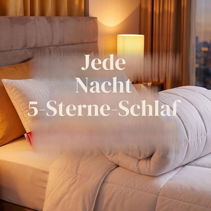 Pikolin Home-Anti-Milben-Faserkissen, das Allergiesymptomen vorbeugt, zum Schlafen auf der Seite ode