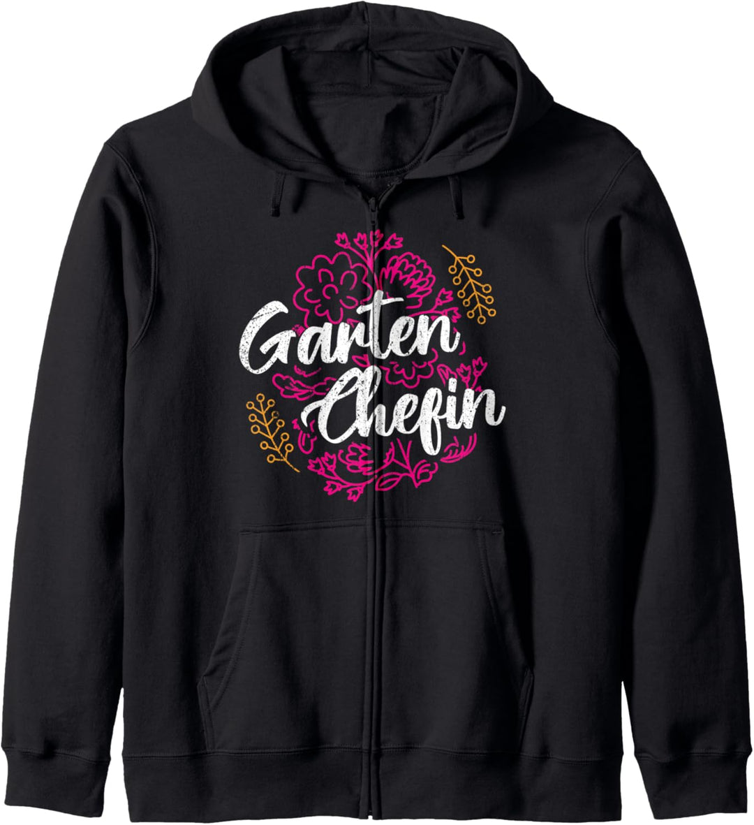 Gartenchefin für Gärtnerinnen Geschenk Kapuzenjacke