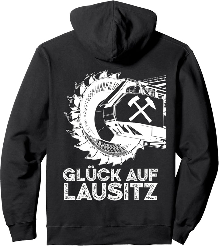Braunkohle - Glück auf Lausitz - Lausitzer Kohlerevier Pullover Hoodie