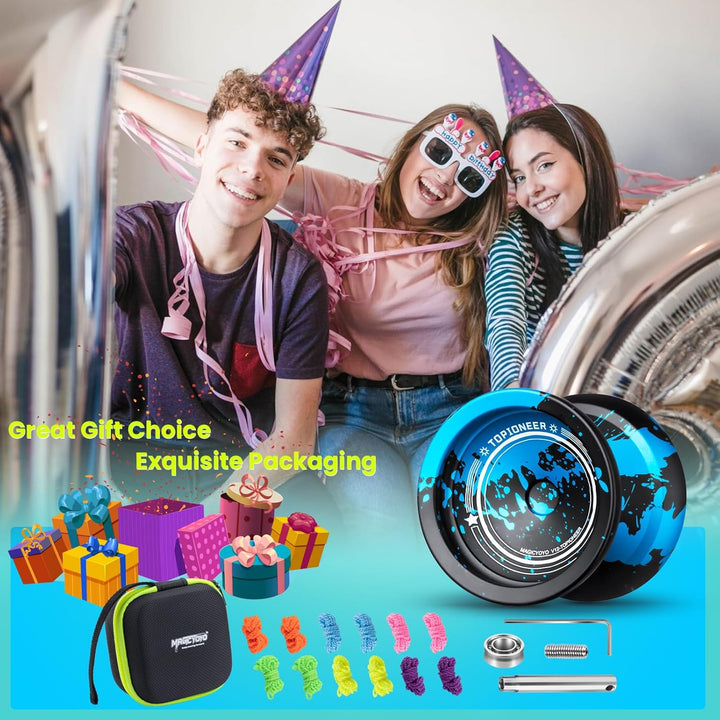 MAGICYOYO JoJo V12 Reaktionsfähiges JoJo für Kinder von 8-12 Jahren oder mehr, Finger Spin Yoyo Tric